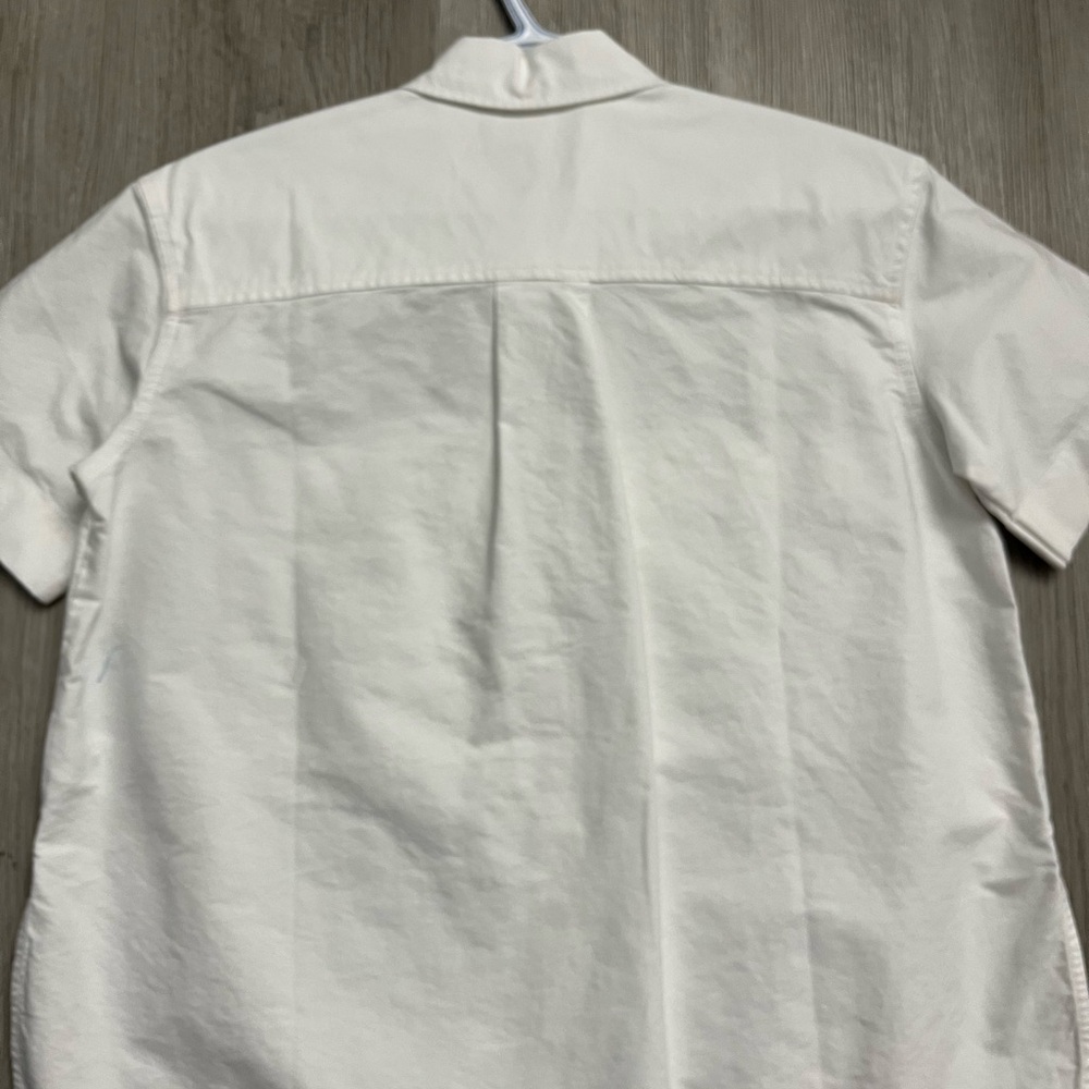 NWT Ladies Boxy White Everlane Button Down Shirt S-XXS - Picture 4 of 4